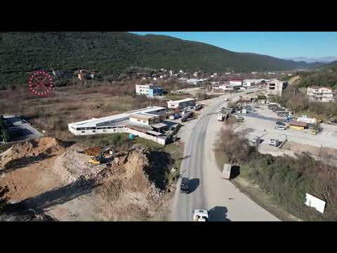 Radovi na rekonstrukciji puta M-2 dionica Tivat – Budva (Jaz)