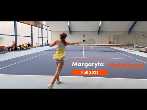 Margaryta Malakhova - College Tennis Recruiting Video - Fall 2023