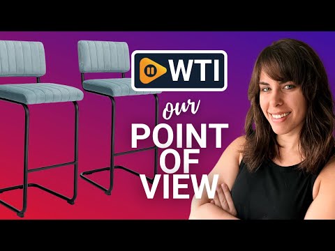 ONEVOG Modern Velvet Bar Stool Sets - WTI product video review