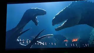 T. rex vs giganotosaurs final battle