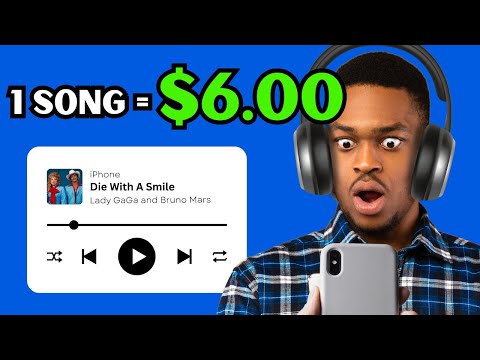 Earn Cash Listening To Music (Make Money Online From Home 2025)