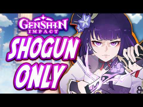 Can You Beat Genshin Impact Only Using Raiden Shogun??!!