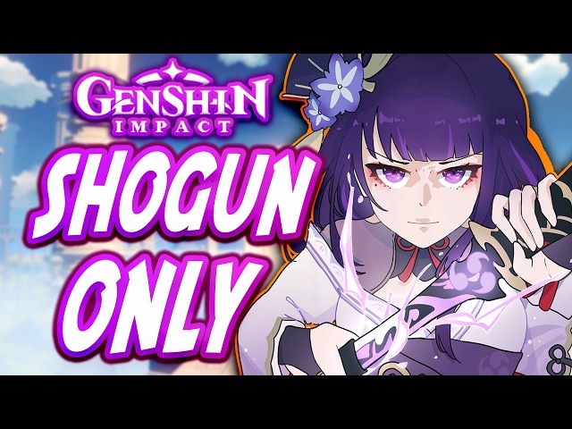 Can You Beat Genshin Impact Only Using Raiden Shogun??!!