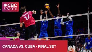 Final set of Canada vs. Cuba at FIVB Volleyball Nations League stop in Osaka | #CBCSports