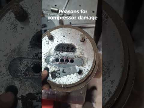 Reason for compressor damage #aircompressor #elgi #youtubeshorts #restoration