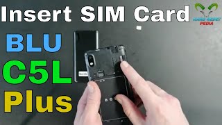 BLU C5L Plus Insert The SIM Card