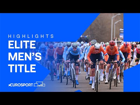 Race Highlights - Men's Elite Title Cyclocross World Championships 🏆 | Eurosport
