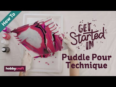 Puddle Pour Technique Tutorial | Get Started in Fluid Art | Hobbycraft