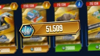 50000 JW OPENING !!! : JURASSIC WORLD - THE GAME #73