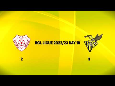 FC PN - BGL LIGUE 2022/23 DAY - 18 / Fc Victoria Rosport vs FC PN : 2 - 3 highlights