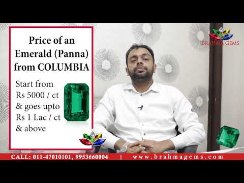 Do you know, Price of Emerald depends on its Origin, Shape, Cut, Size and Clarity.