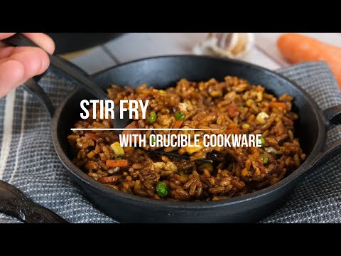 Stir Fry in a Cast Iron Wok Recipe | Crucible Cookware