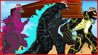 Godzilla & Shin Godzilla & Godzilla Earth VS Venom Boss - Coffin Dance Song Meme Cover