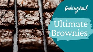 Take your brownie and skim the top off of...