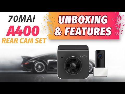 70MAI DASH CAM A400 - FRONT + REAR DUAL CHANNEL HIGH RESOLUTION