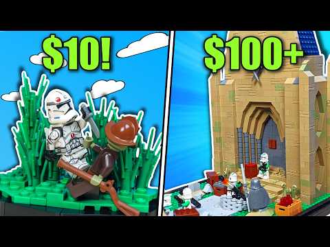 I Built 3 Clone Wars Mocs At Three Different Price Tiers $10 $50 & $100!