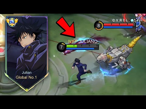 TOP 1 GLOBAL JULIAN HARD CARRY IN SOLO RANKED GAME (intense gameplay) - Mobile Legends