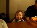 Easton And Devon Eating Dinner