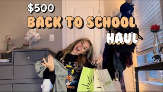 Back to school haul!! (I spent too much money)