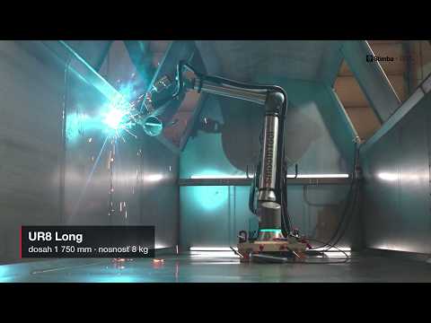 UR8 Long a SmoothTool: zváranie kolaboratívnym robotom s dosahom 1 750 mm
