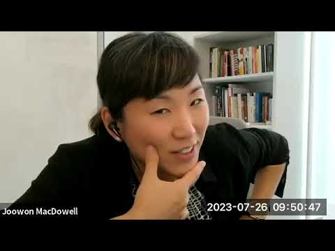 Blooper with Joowon Kim MacDowell  and Michele Price at Startup Grind Houston