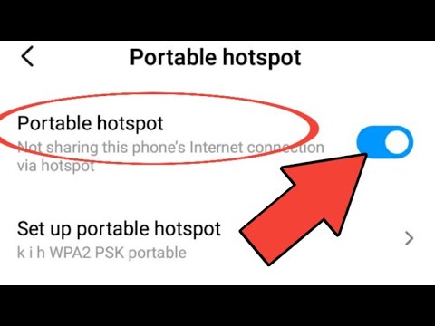 Redmi Hotspot Settings | Xiaomi Hotspot | Hotspot On Kaise Karte Hain | Hotspot Mi A1