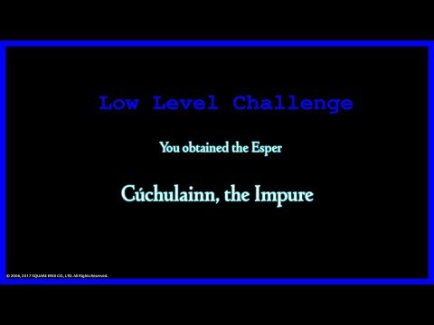 Chuchulainn Esper FF12 TZA NG- (Low Level Challenge)