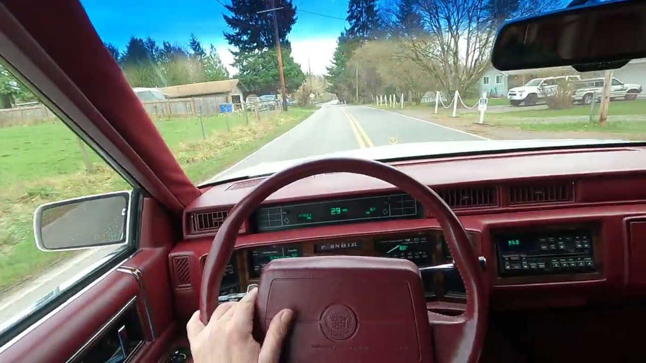 Driving the time capsule 47k original mile 1991 Cadillac ...