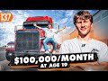 19 Year Old Starts A Trucking Business