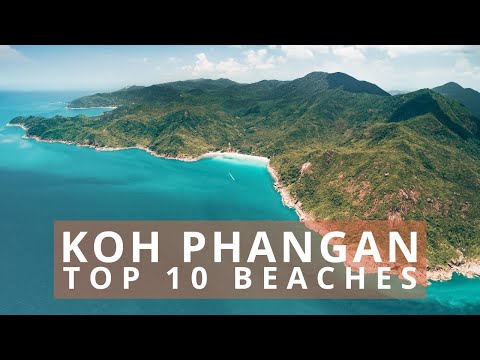 Thailand’s Paradise KOH PHANGAN 2023 -[Top 10 Beaches by Drone] 4K