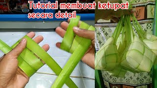Tutorial cara membuat ketupat •cocok untuk yang sedang belajar