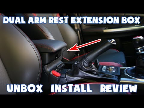 Dual Console Arm Rest Extension Box - Unbox | Install | Review for 2015+ Subaru WRX STI