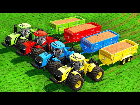 HARVESTING CARROT AND LOAD WITH CHALLENGER TRACTORS - Farming Simulator 22