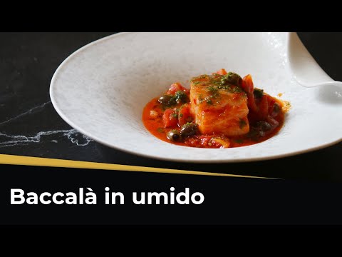 Ricetta del BACCALÀ IN UMIDO con olive taggiasche e capperi