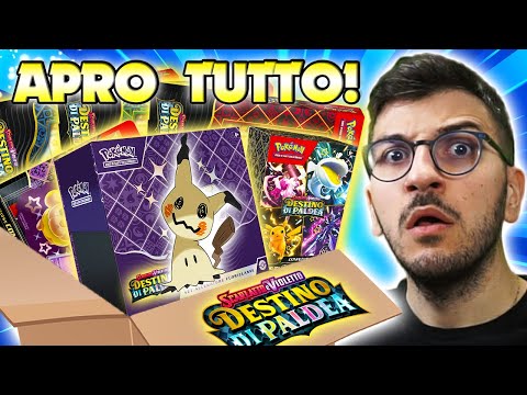 I OPEN ALL PALDEA DESTINY COLLECTIONS AND FIND ONLY SHINY POKEMON