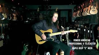 Video thumbnail for Test Drive | Fender American Professional II Tele Butterscotch Blonde by Detroit Guitar