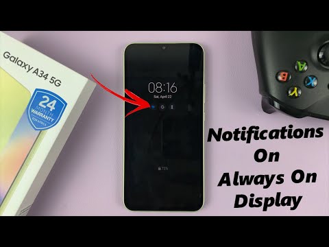 How To Show / Hide Notifications On Always ON Display Of Samsung Galaxy A34 5G