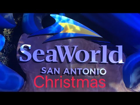 SeaWorld San Antonio at Christmas time