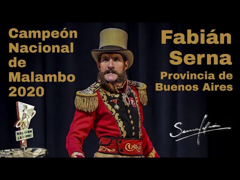 FABIAN SERNA - CAMPEÓN NACIONAL DE MALAMBO 2020 - MALAMBO SUREÑO (FINAL) (Filmado de frente)