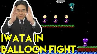 Hacking Satoru Iwata in Balloon Fight for NES - Rigg'd Games