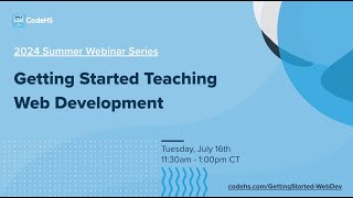 Getting Started Teaching Web Development thumbnail