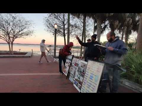 Emotional Christian woman