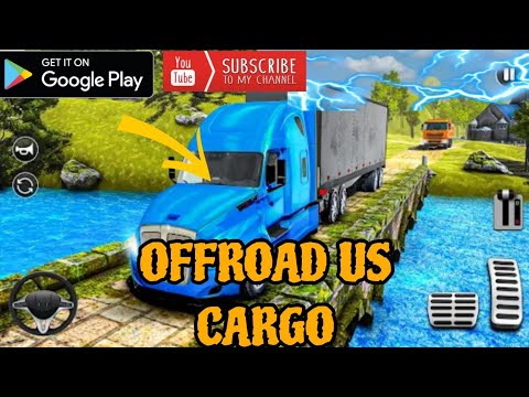 US Cargo Truck Driving - Offroad Cargo Transport Game 3D - Android iOS Gameplay.