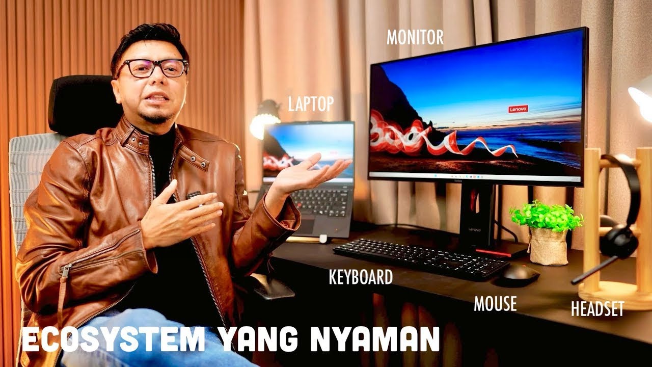 Kerja Jadi 2x Lebih Cepat! Setup Full Lenovo ThinkVision Ecosystem