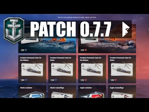 PATCH 0.7.7 - New event and many changes! - World of Warships | [Patch] [German] [60fps]