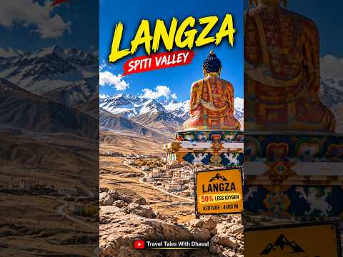 Langza Village Spiti Valley | Langza Buddha Statue | Fossil Village of India #himalayas #mountains