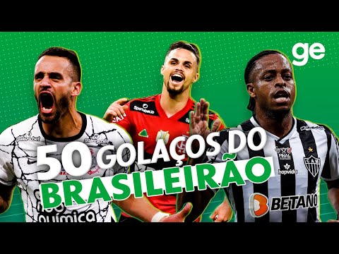 SÓ OS BRABOS! OS 50 GOLS MAIS BONITOS DO BRASILEIRÃO 2021 | Listas | ge.globo