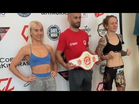 Shauna Bannon vs. Kerry Isom - Weigh-in Face-Off - (Cage Legacy 15) - /r/WMMA