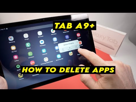 Samsung Tab A9+ : How to Delete Apps