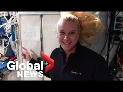 US election: Astronaut Kate Rubins votes from International Space Station